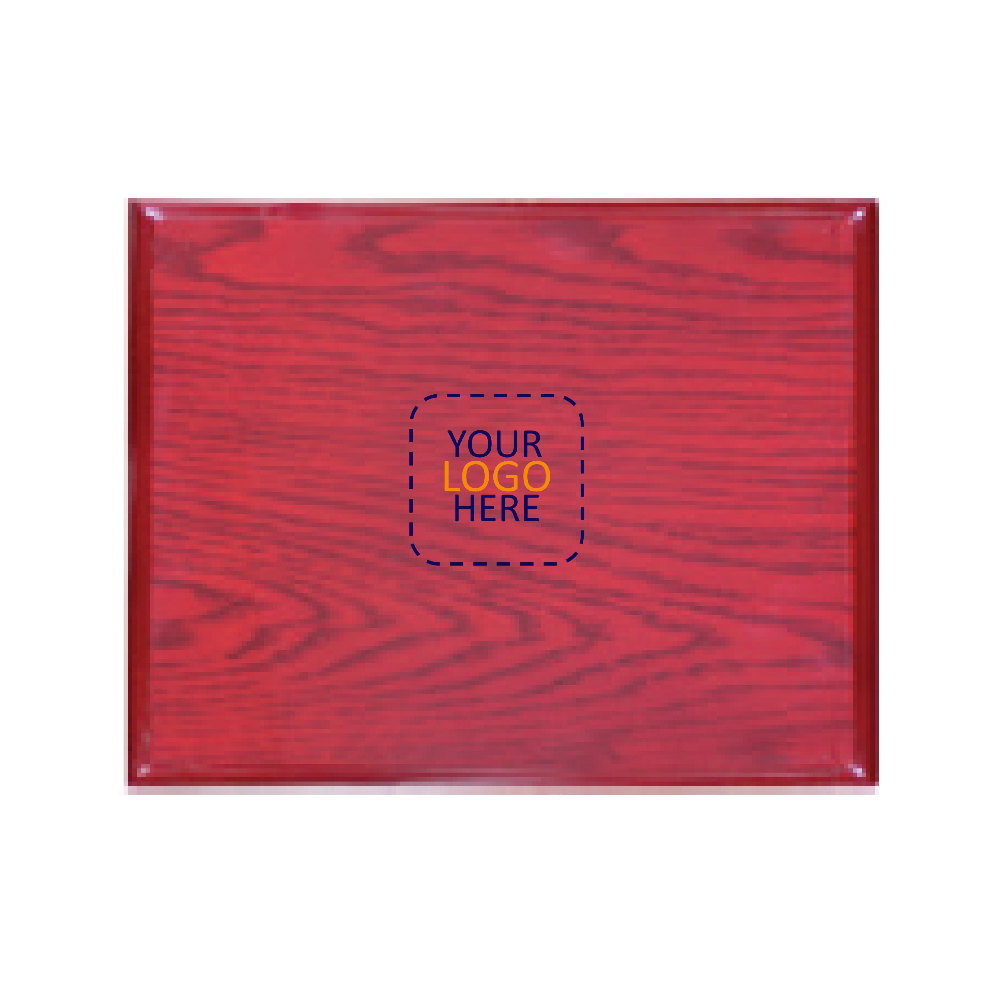 300 x 230 Horizondal Plaque in Matte Finish and Aluminum Plate with Logo